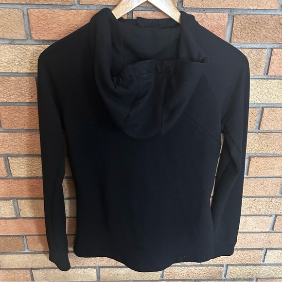Gymshark Women's Black Full Zip Up Athletic Hoodie Sweatshirt Size Small - Picture 2 of 6